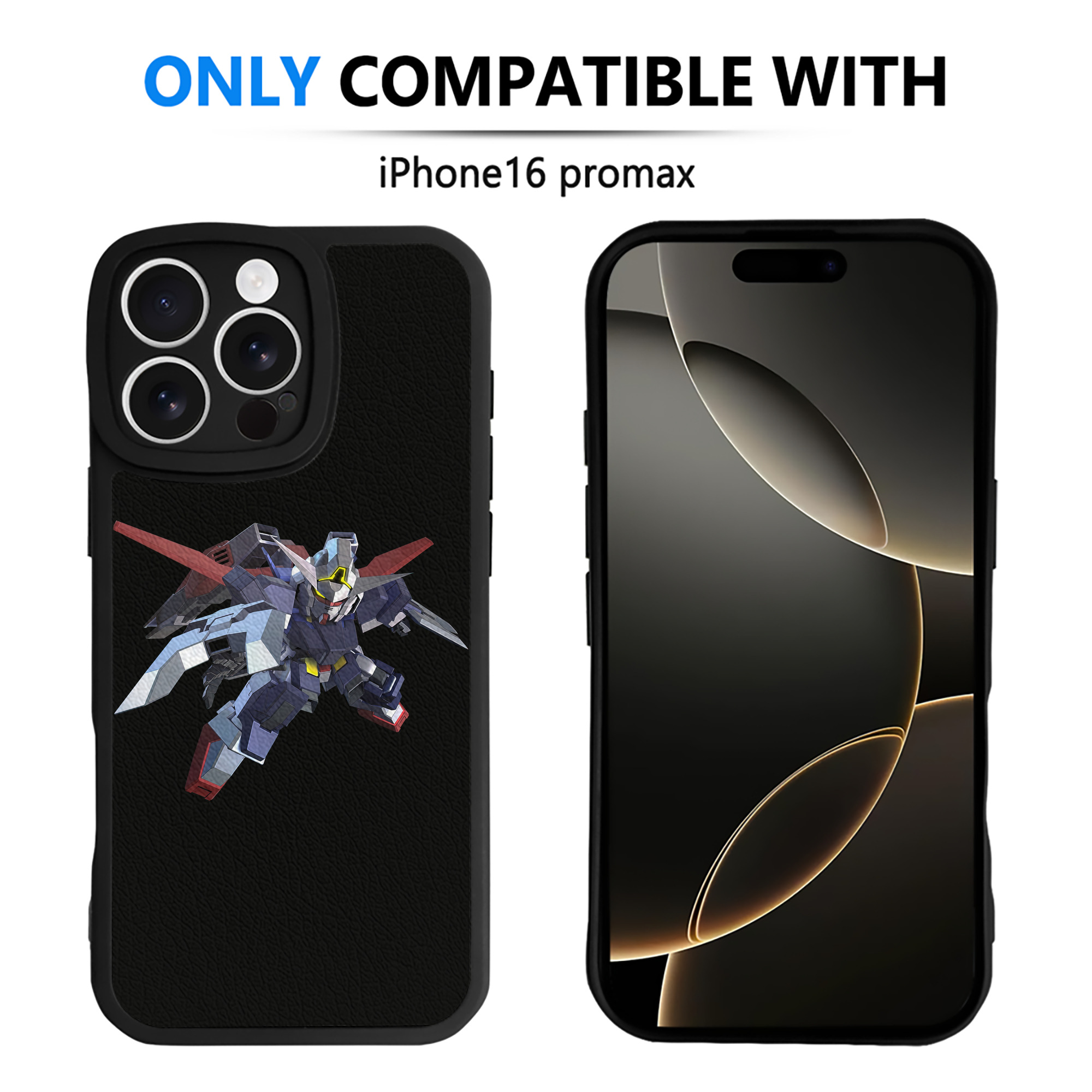（画像用） 機動戦士ガンダム Mobile Suit Gundam 【iPhone 16シリーズ対応】シリコンスマホケース（レザー調） 材質：シリコン